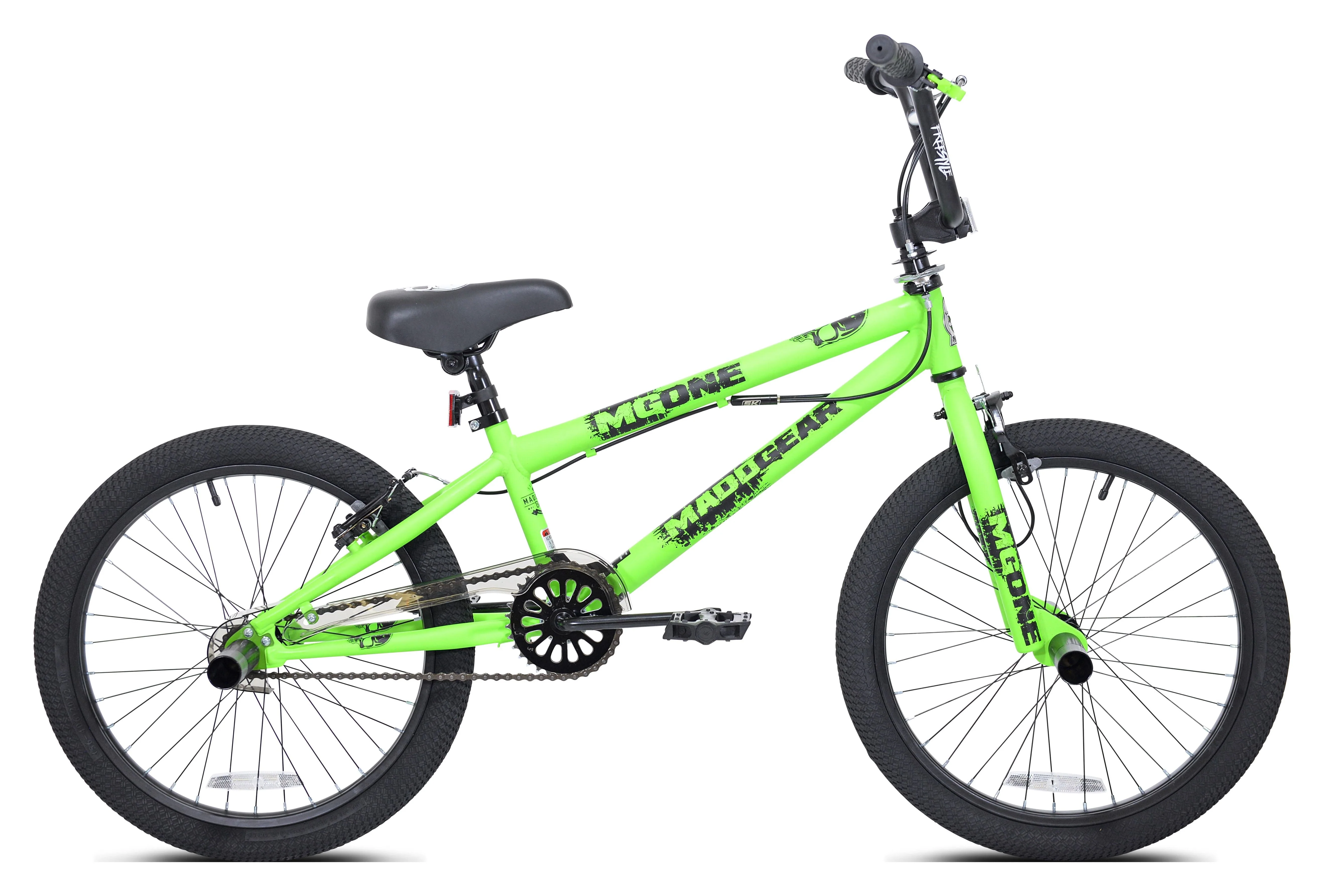 Madd Gear 20 inch Boy's Freestyle BMX Bicycle, Green Image 7