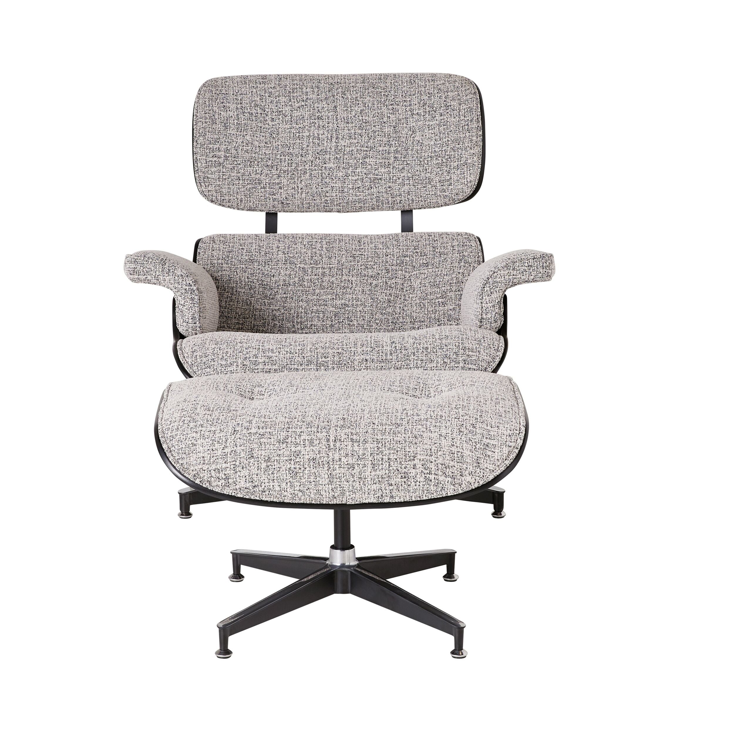 Replica Eames Lounge Chair and Ottoman Pepper