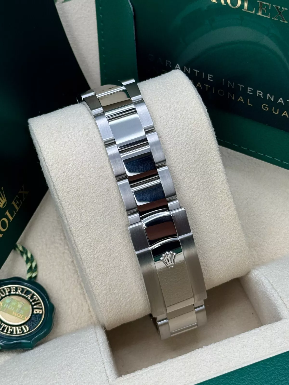 [Super Clone]RLX  Datejust 36mm 126234-0056 DISCONTINUED Green Palm Diamond Motif Dial Oyster