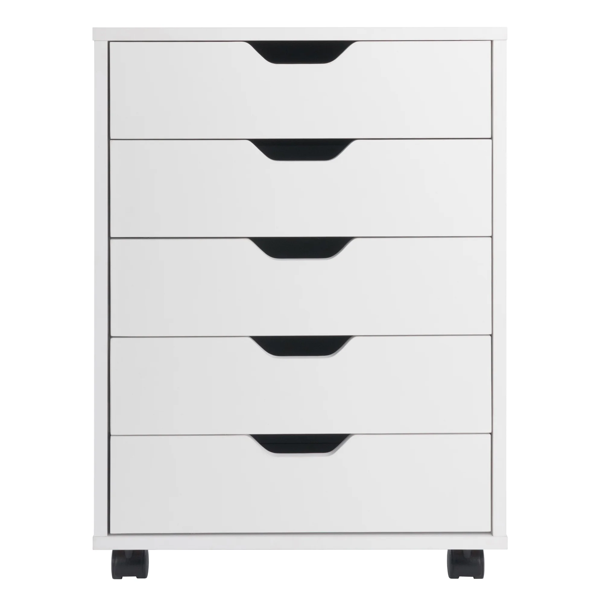 Halifax 5-Drawer Mobile Cabinet 10519, White Finish(White) - Image 5