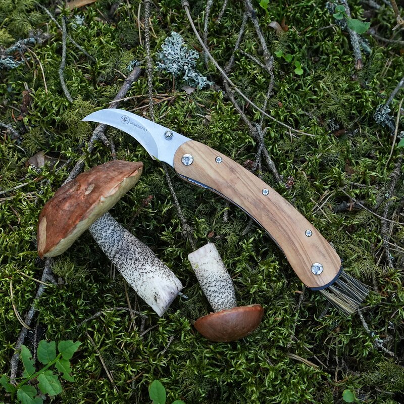 Vedalen soppkniv oliventre/børstet
