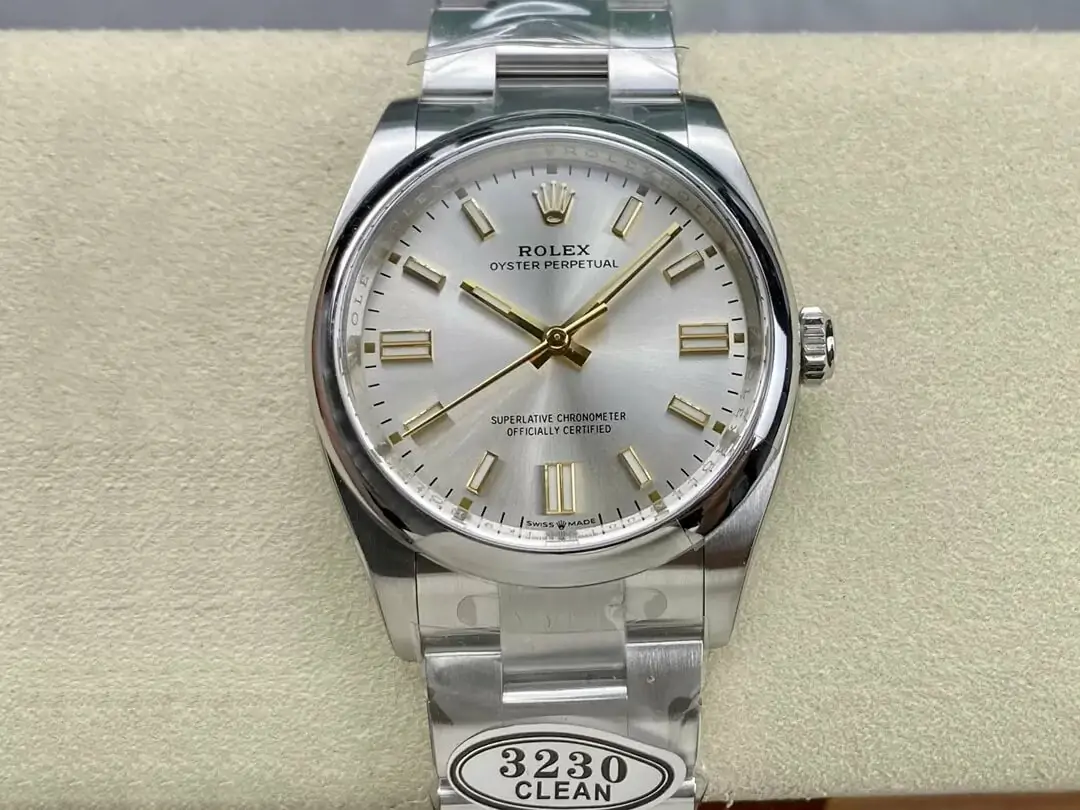 Rolex Oyster Perpetual M126000-0001 36MM Clean Factory Silver Strap
