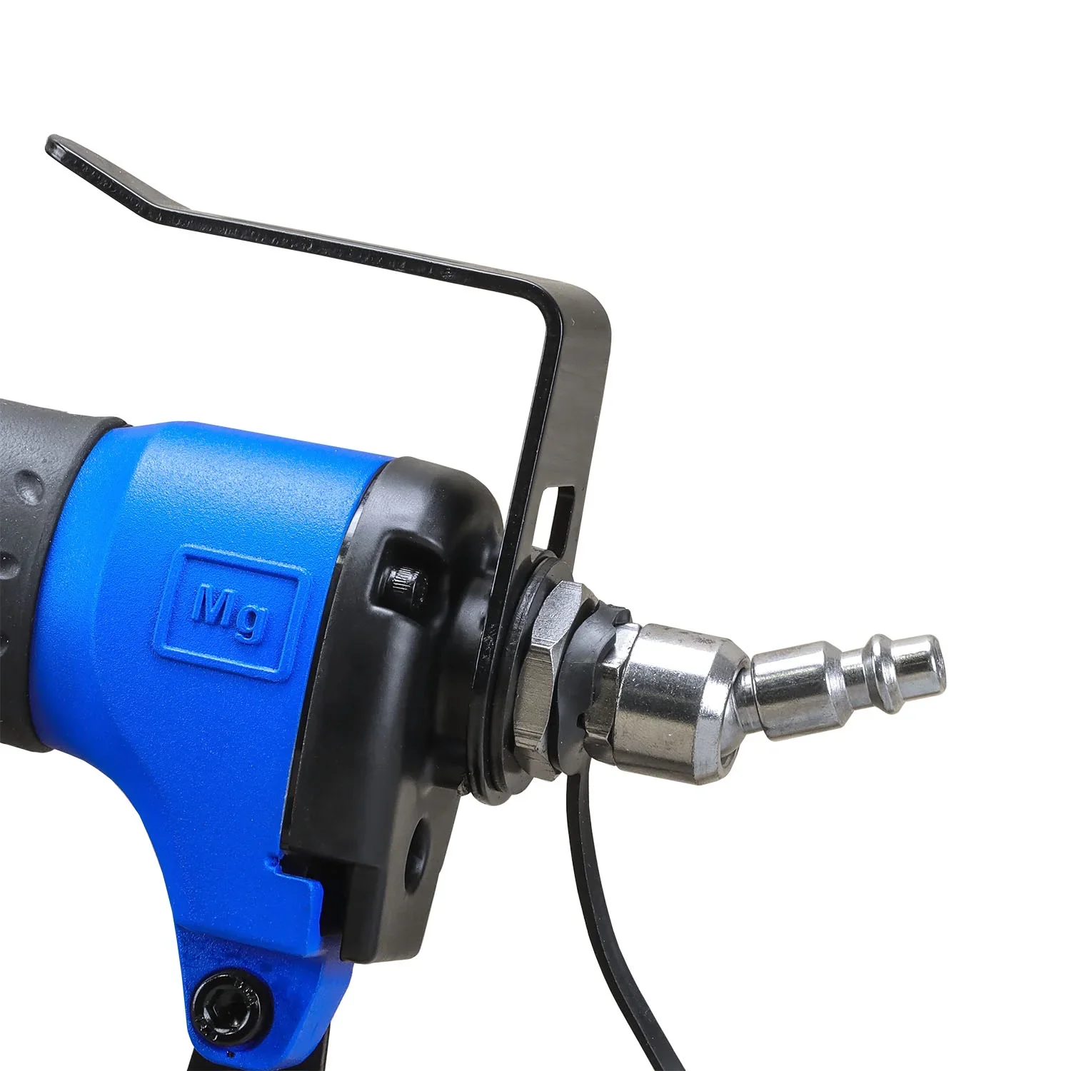 Estwing EFS105 Pneumatic 10.5-Gauge 1-9/16 Fencing Stapler with Adjustable Metal Belt Hook, 1/4 NPT Industrial Swivel Fitting, and Bag
