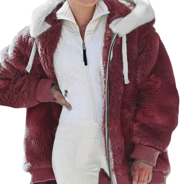 Aléana | La veste d’hiver élégante et chaude avec capuche et fermeture éclair