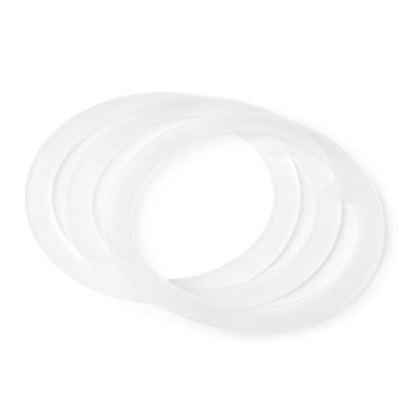 Grand Cru reservedel silikonring til oppbevaringsglass 10 cm 3 stk klar