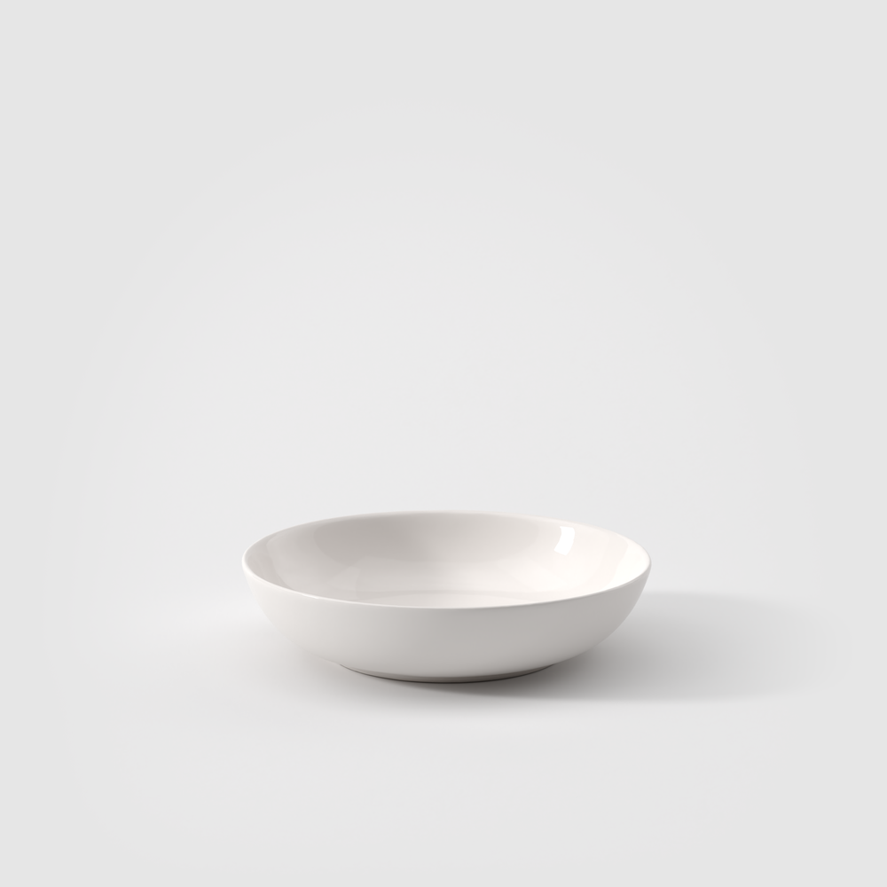 For Me Appetizer/ Dessert Bowl - White, 12.6 oz, Premium Porcelain