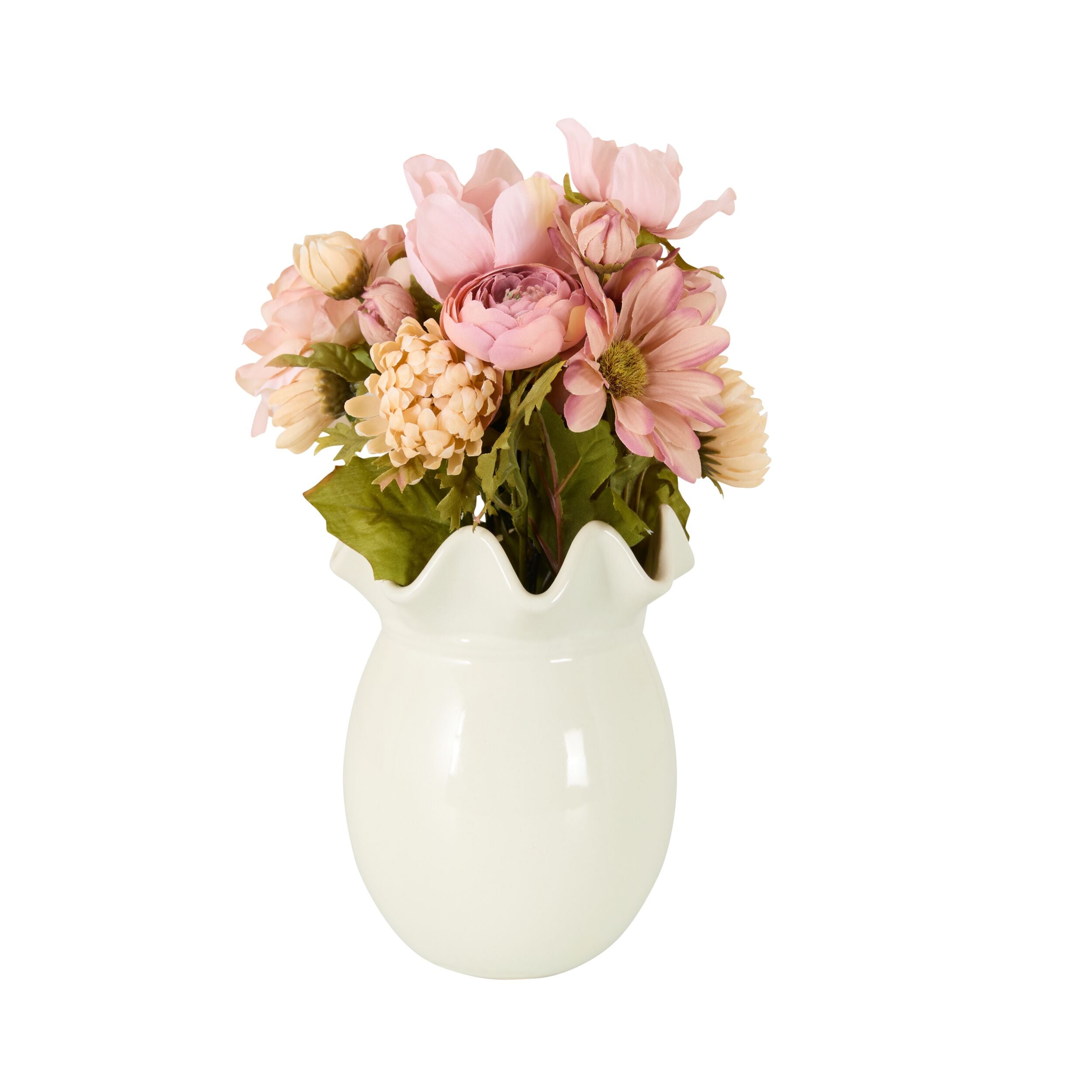 Folia Sweet Posey in Ceramic Vase