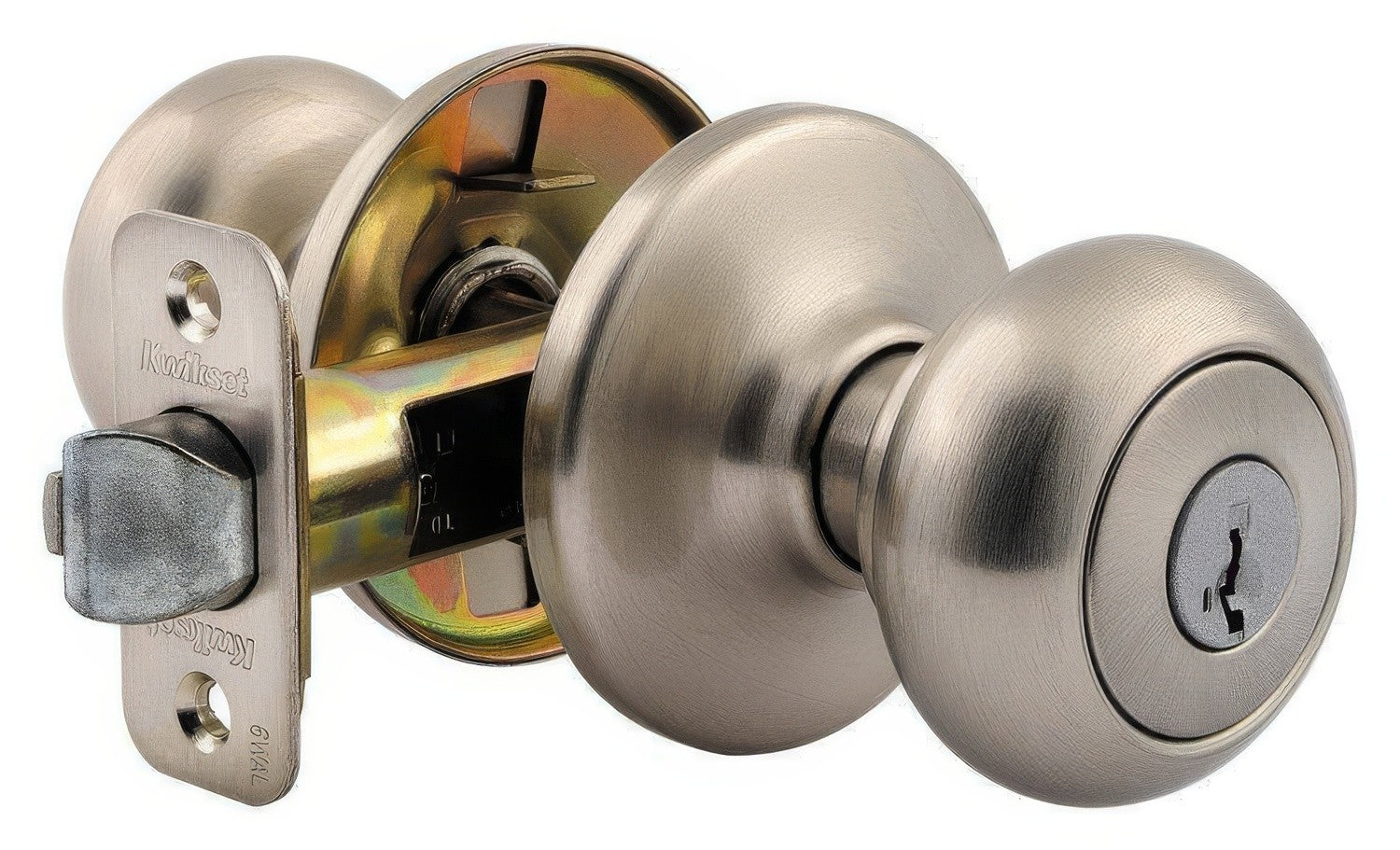 Kwikset 400CV-S Cove Single Cylinder Keyed Entry Knob - TA Screen Specialist, Inc.