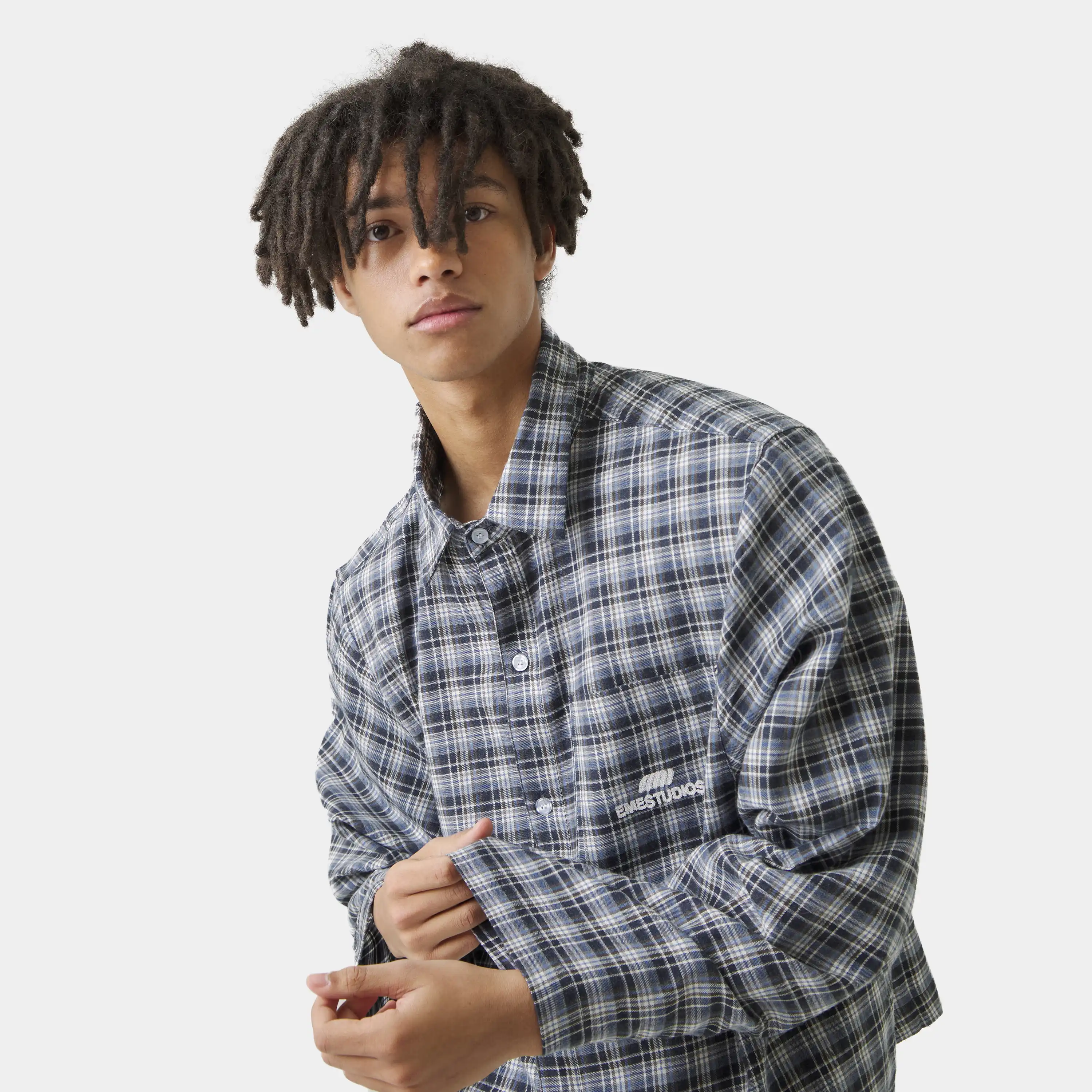 Ivy Navy Boxy Shirt