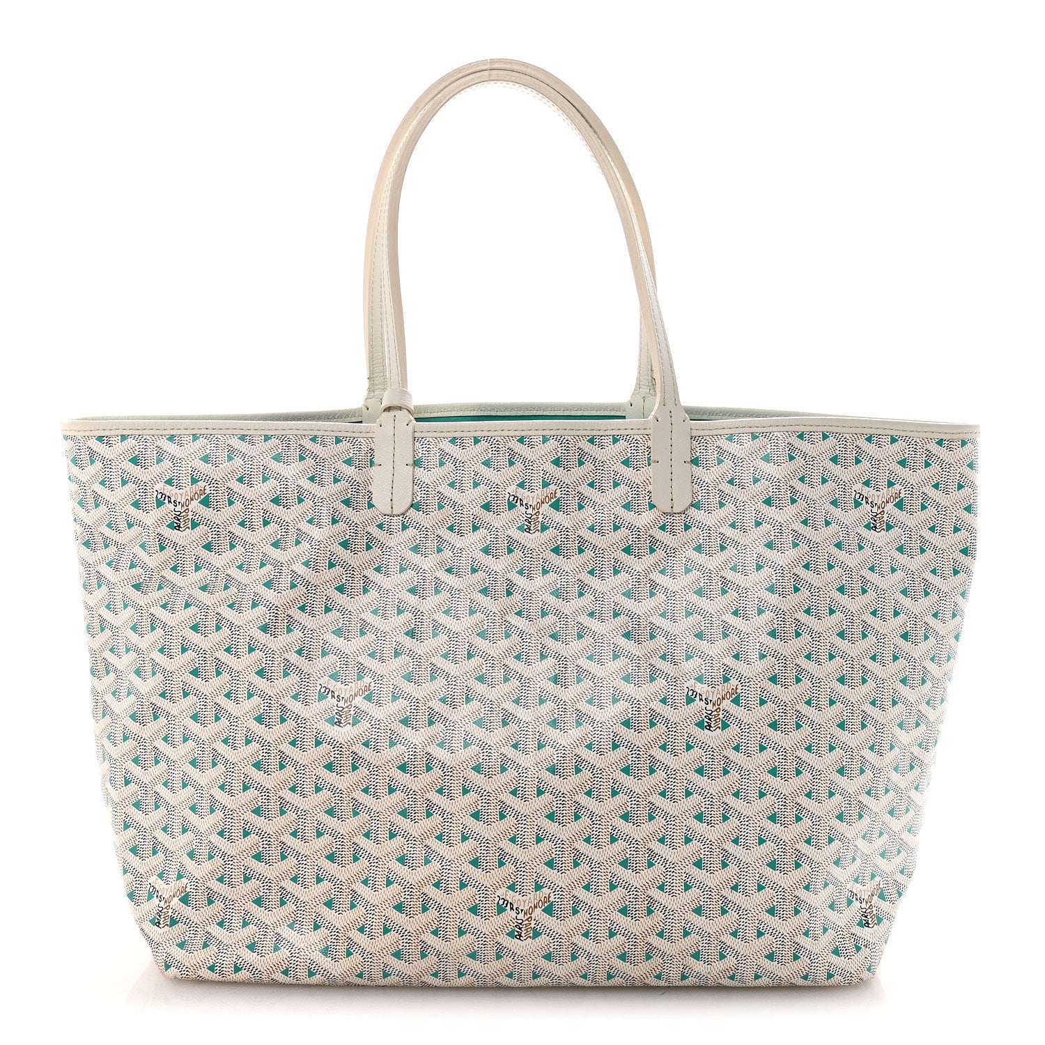 Goyardine Saint Louis Claire Voie PM White Opaline