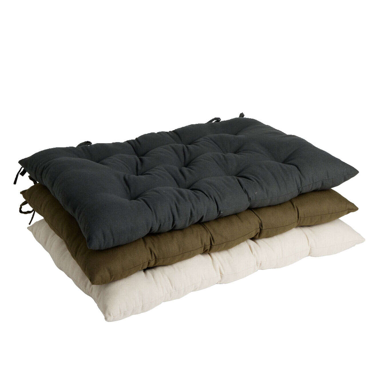 Coussin tête de lit rectangulaire gris 50x70cm