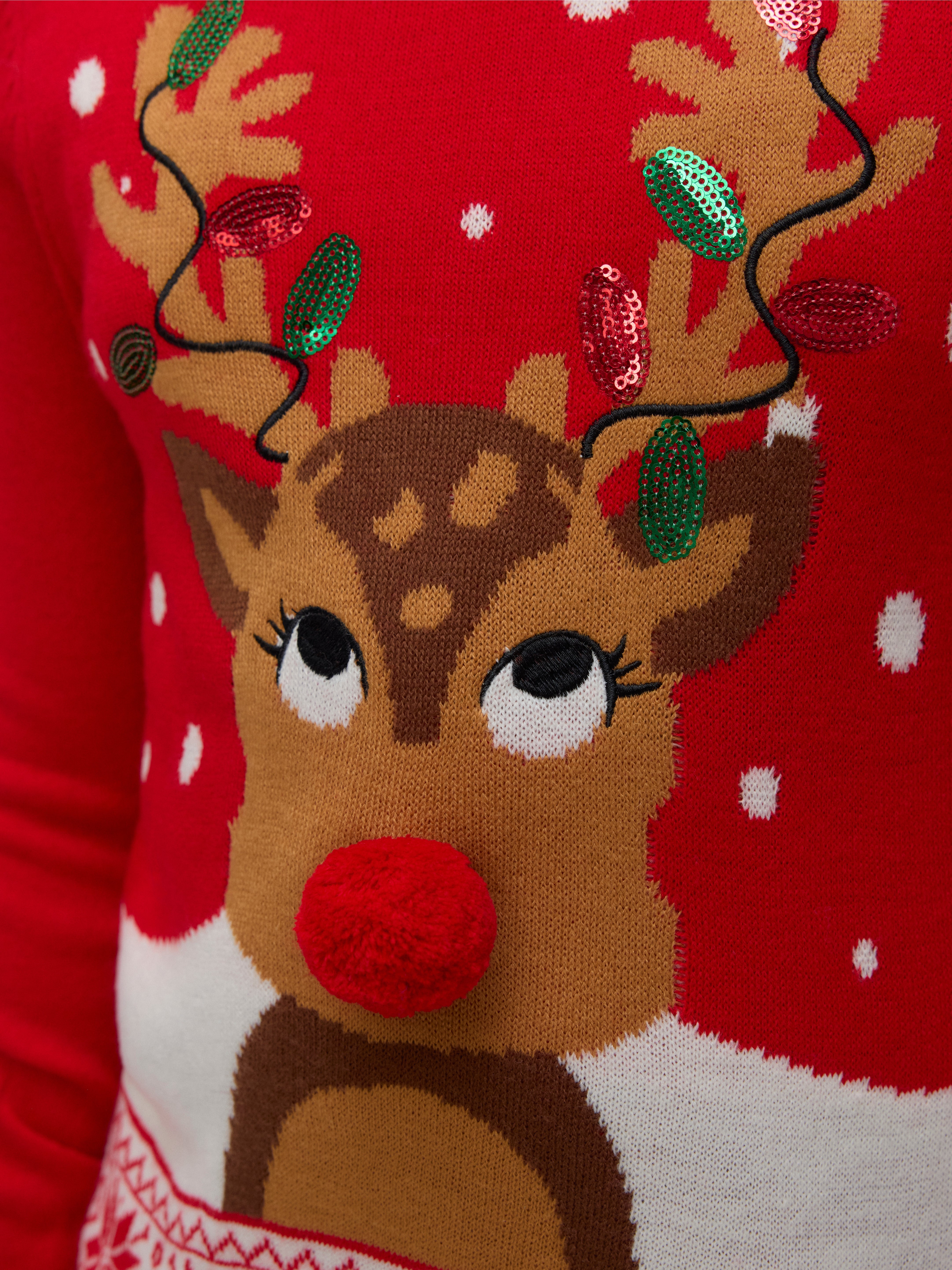 VERO MODA® VMFROSTYDEER Knitted pullover
