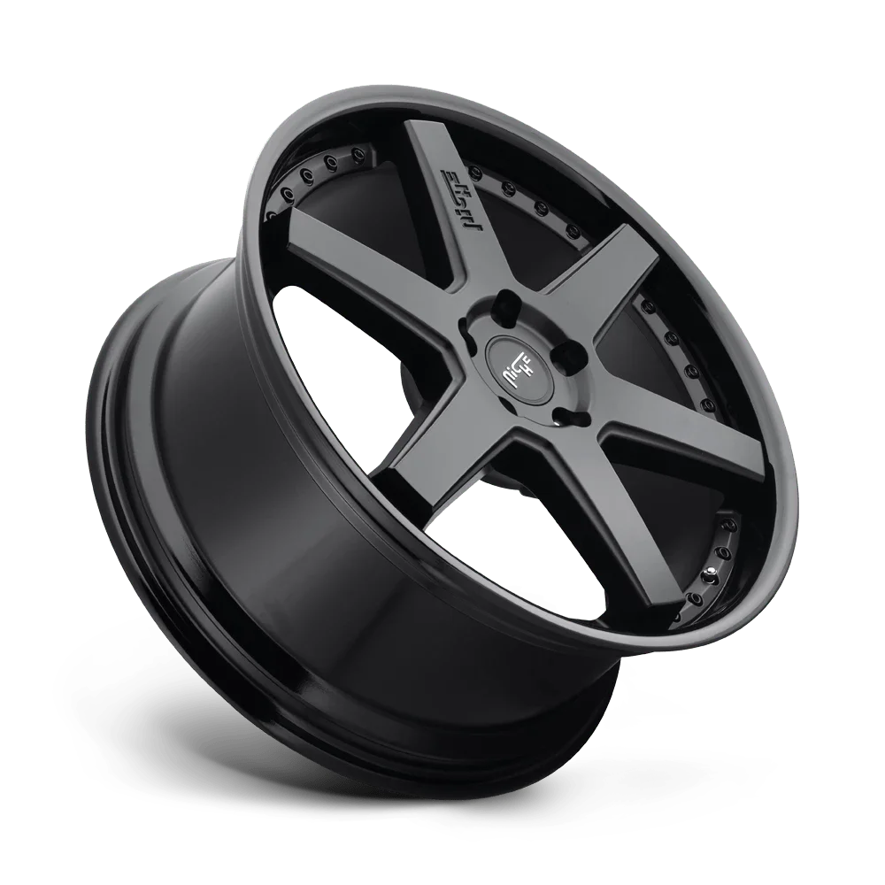 M192 Altair 18X8.5 5X112 42Et 72.56Cb Gloss Black Matte Black Wheel - Image 2
