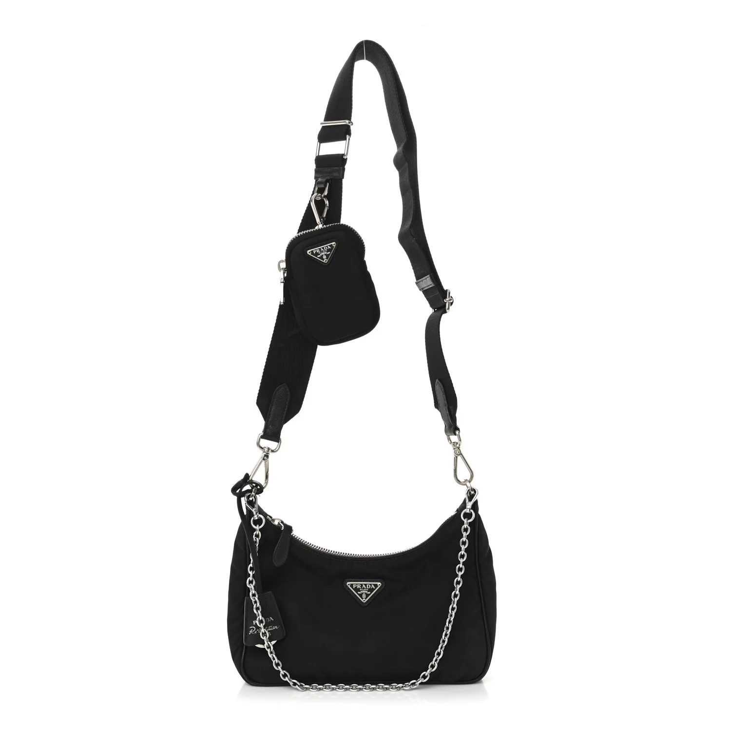 Nylon Re-Edition 2005 Shoulder Bag Black