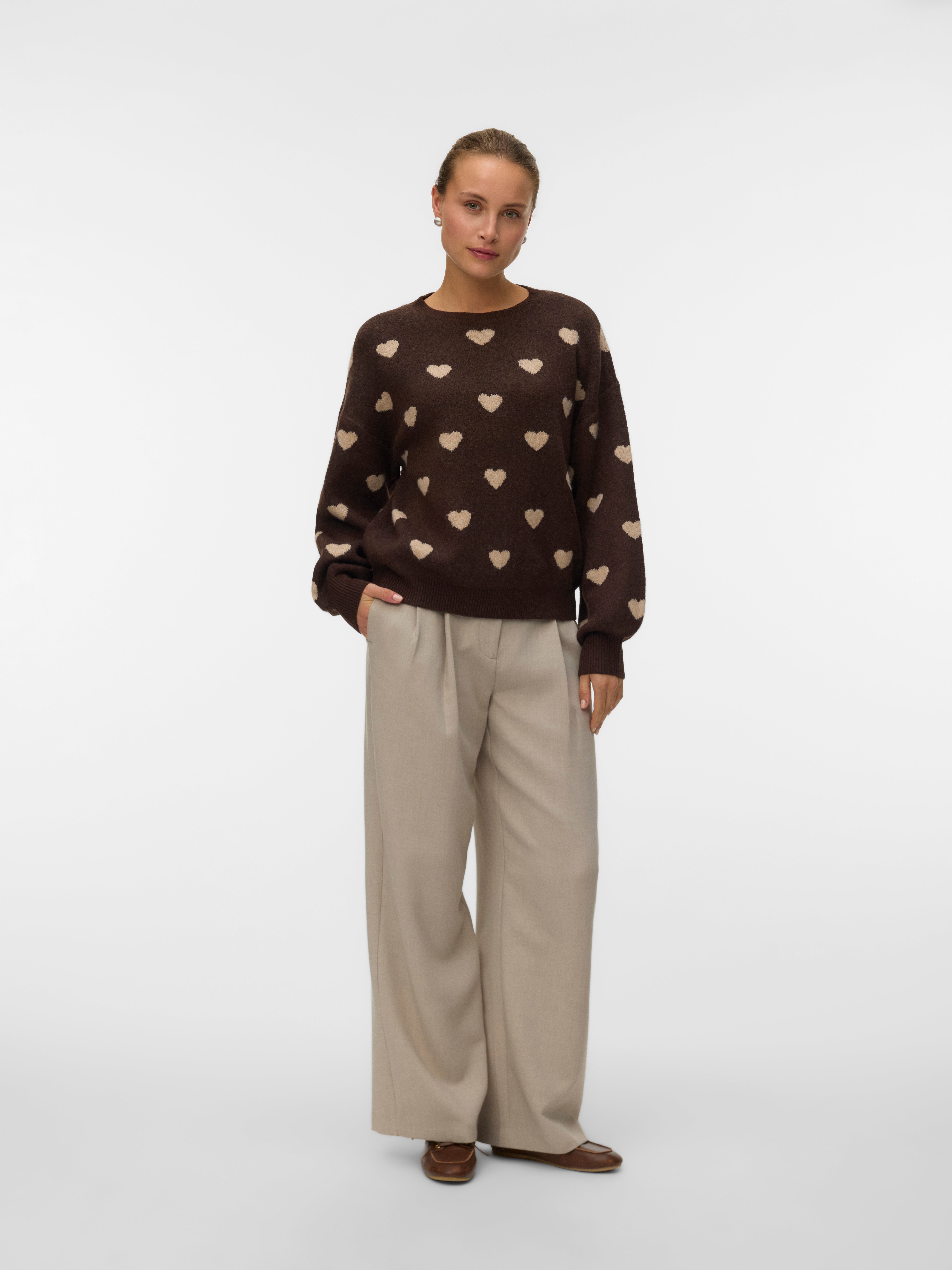 VERO MODA® AWHEART Knitted pullover