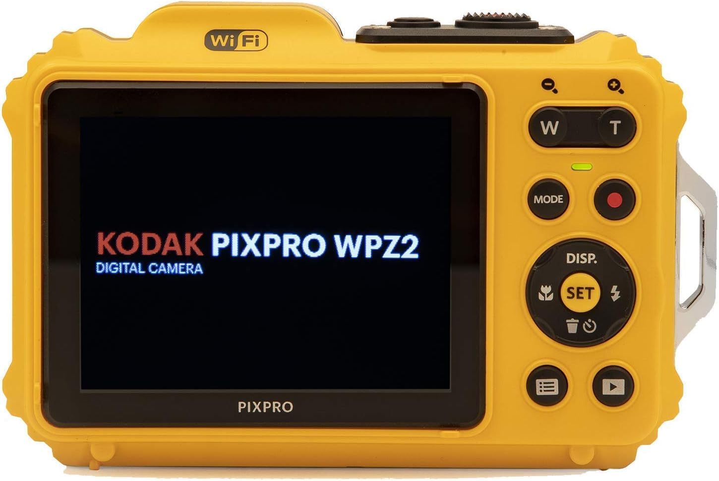 Kodak PIXPRO WPZ2 Rugged Waterproof Shockproof Digital Camera 16MP 4X Optical Zoom 1080P Full HD Video  2.7 LCD (Yellow)  32GB SD Card  Black Compact Case  Floating Strap  Bundle (7 Items)