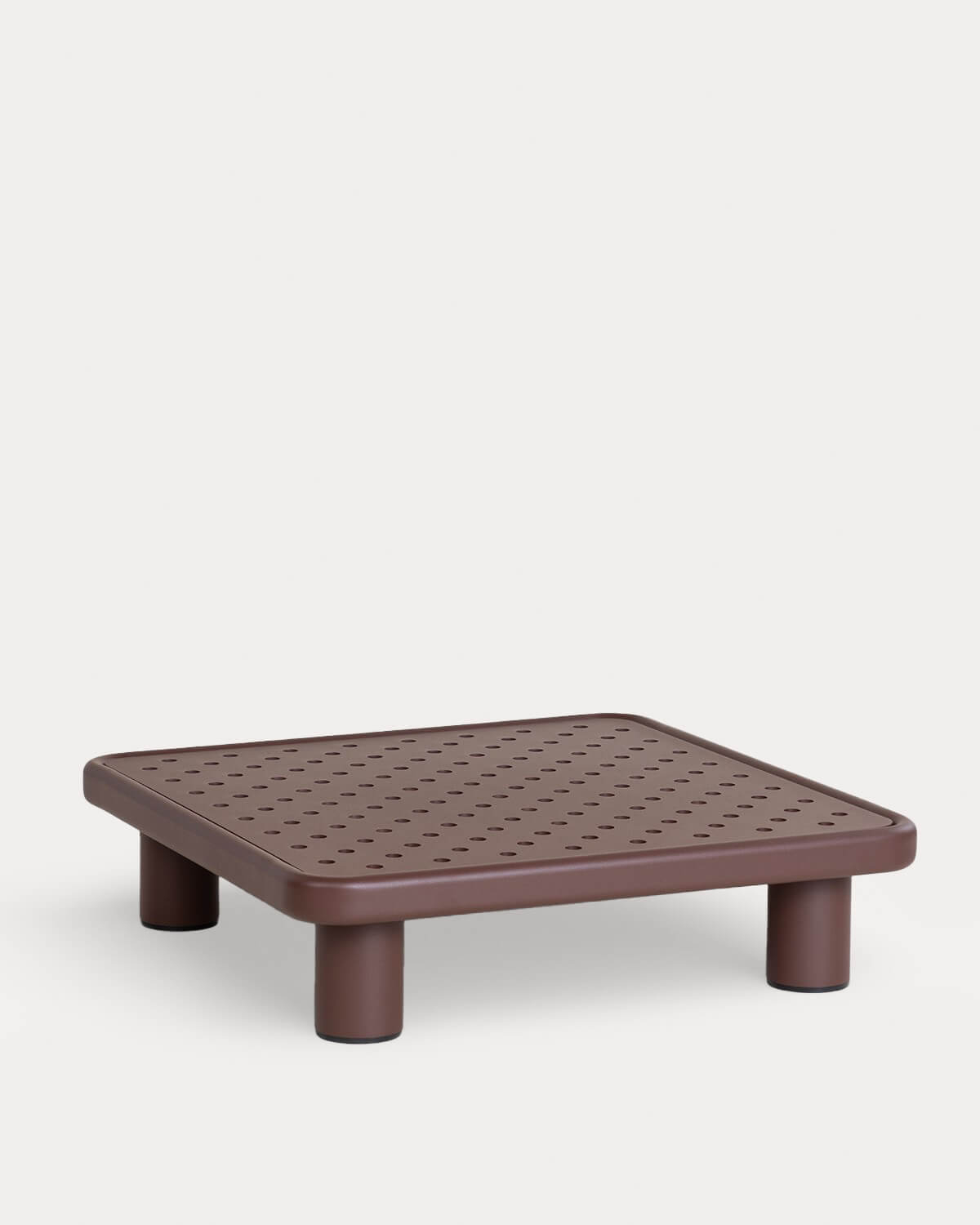 Lantana - Mesa de Centro de Exterior Cuadrada de Aluminio (80x80 cm) Lantana