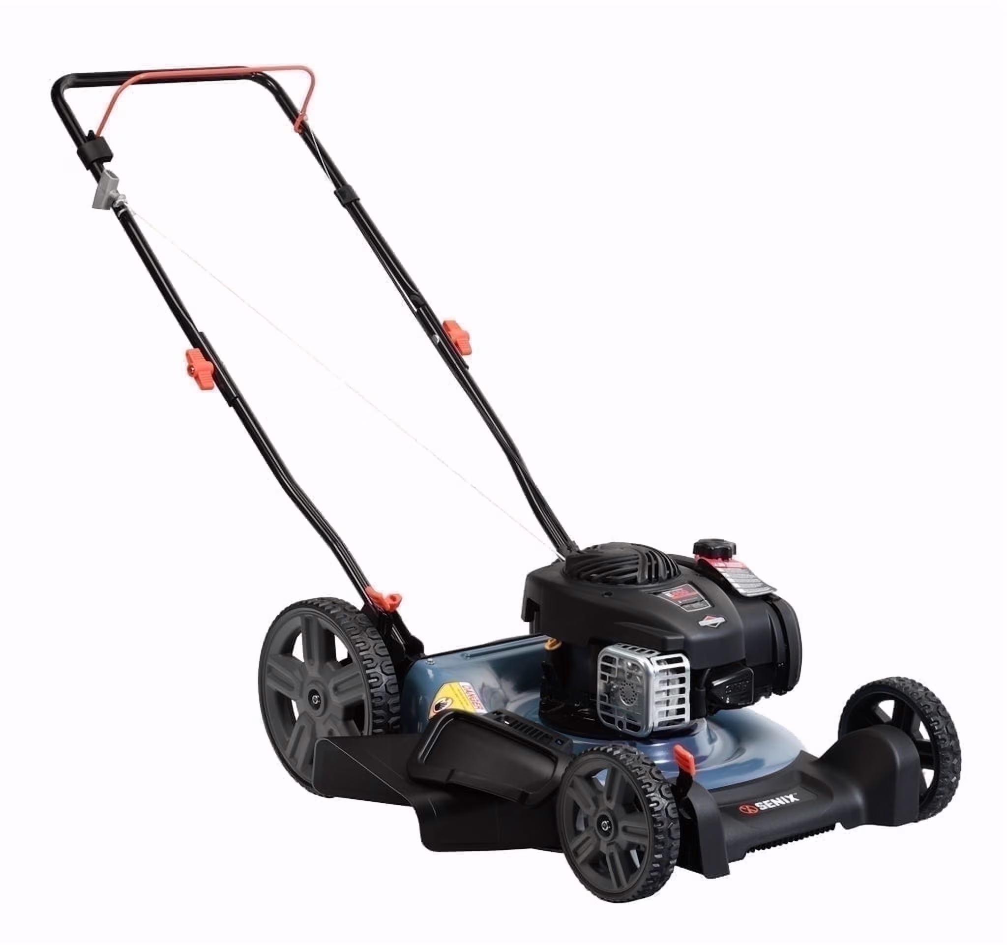 Gas Lawn Mower 20in Cutting Blade 21in Cutting Deck, 125 cc 4-Cycle Made in USA Engine Push Mower, Side Discharge, 5-Position Height Adjustment, LSPG-L3(20in) - Image 3