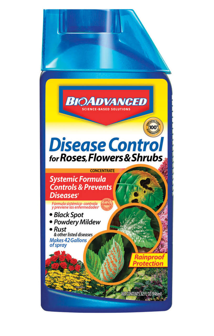 Bayer Advanced Garden Disease Control for Roses, Flowers & Shrubs, Concentrate - 32 fl oz