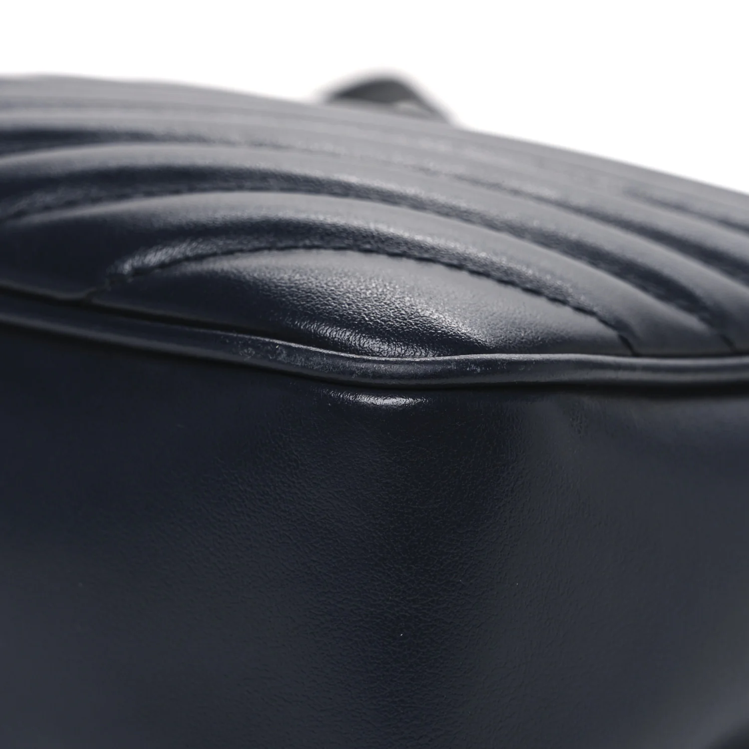 Calfskin Matelasse Monogram Lou Camera Bag Deep Marine