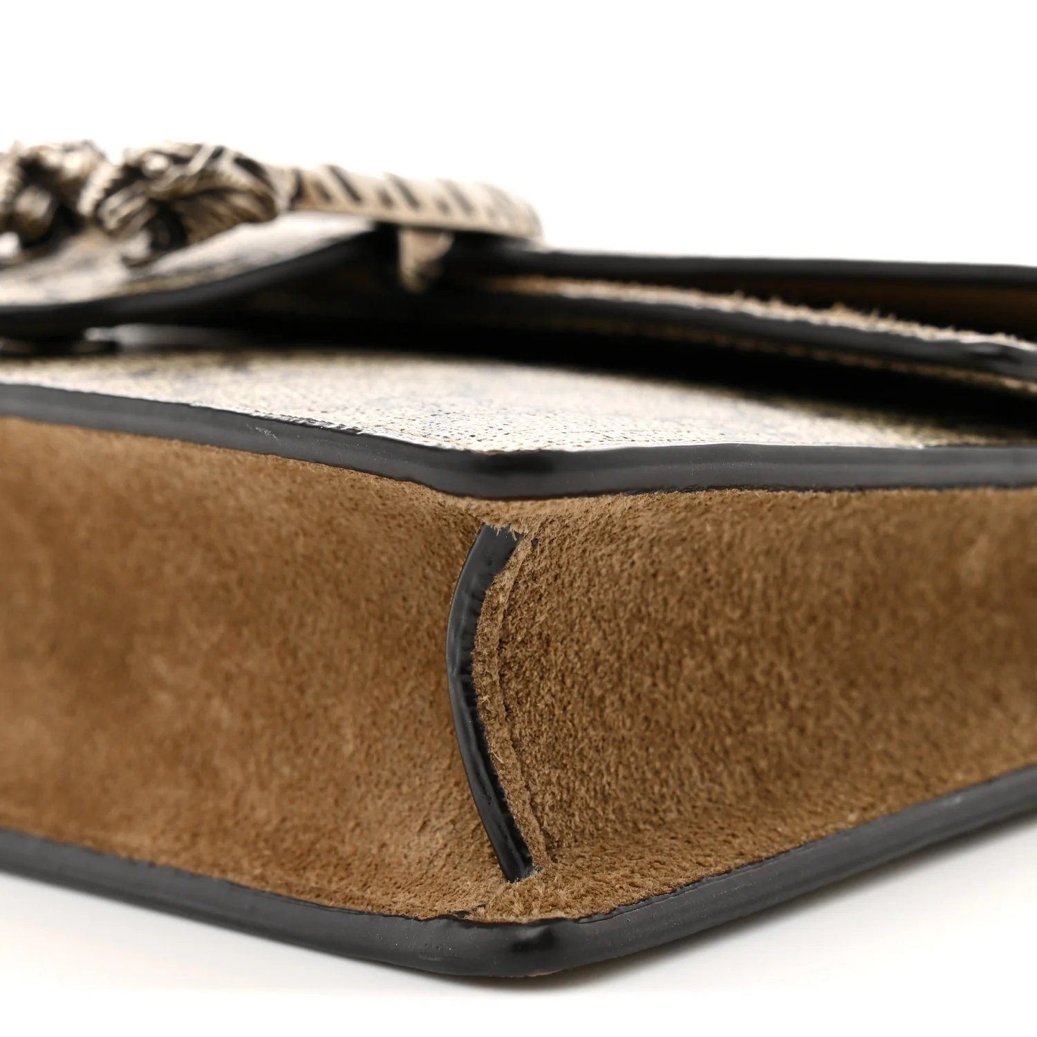 GG Supreme Monogram Super Mini Dionysus Shoulder Bag Taupe