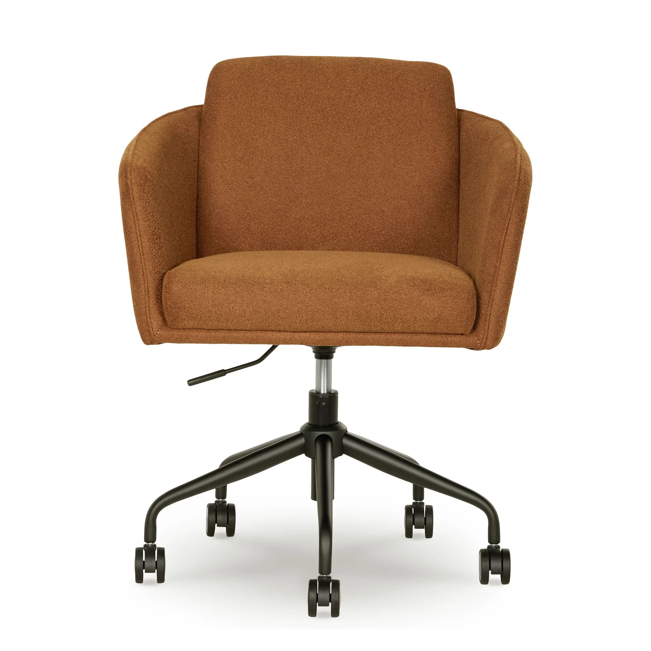 Better Homes & Gardens Juliet Office Chair, Ivory Boucle and Matte Black