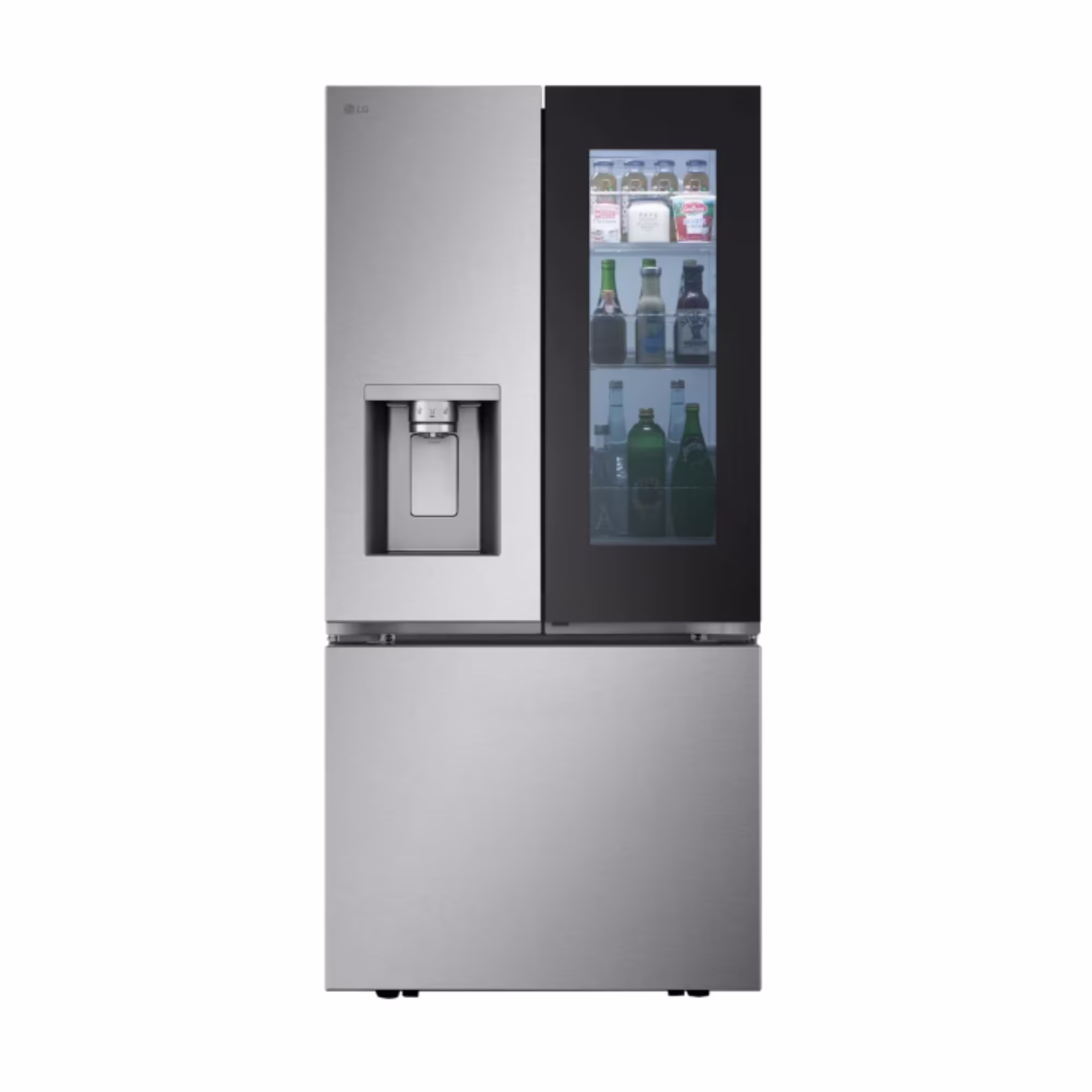 33 Inch Freestanding French Door Smart Refrigerator with 25 Cu. Ft. Capacity in Stainless Steel LF25S6560S