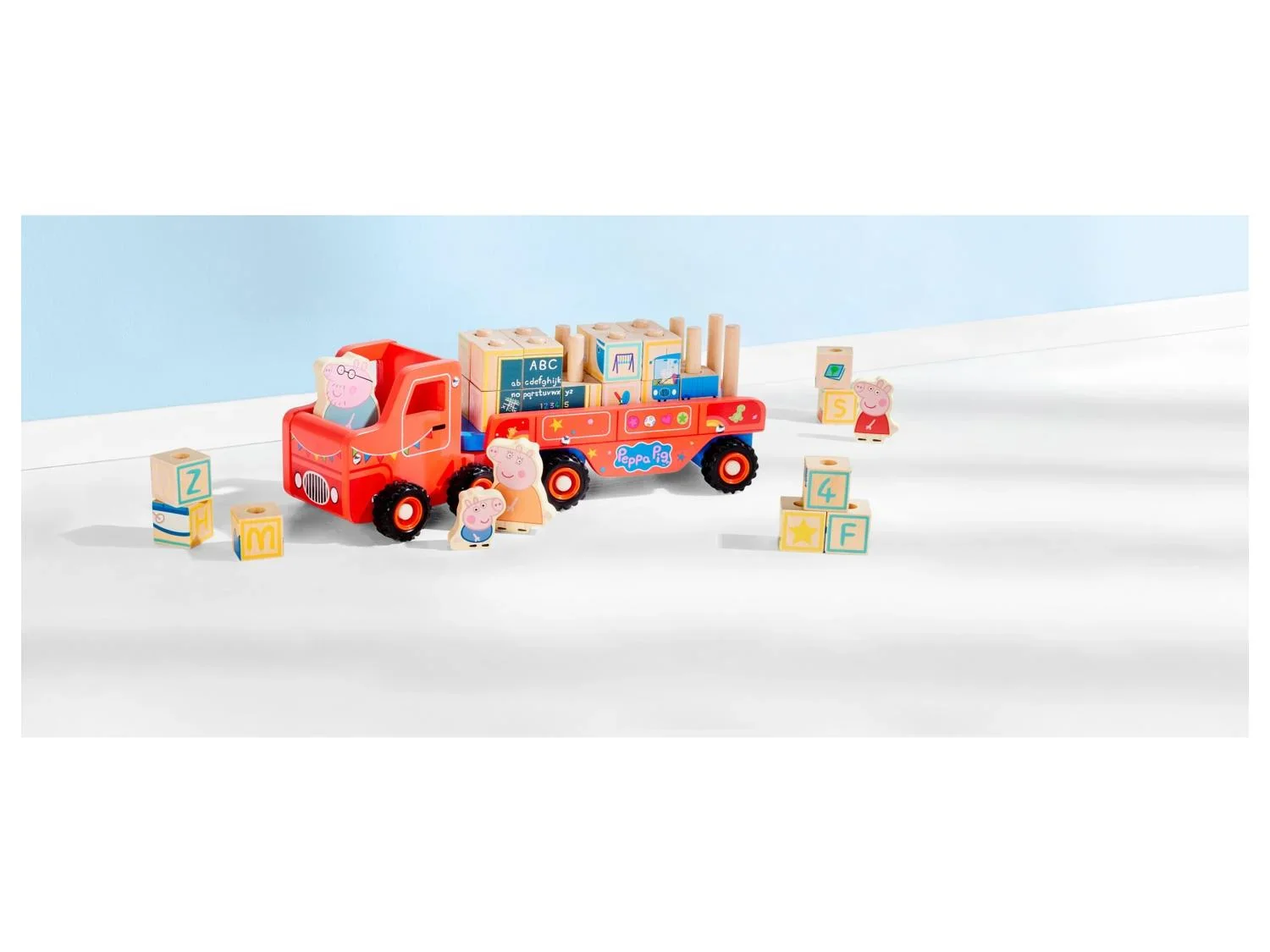 Camion en bois Peppa Pig