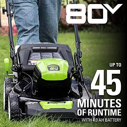 Pro 80V 21-Inch Brushless Self-Propelled Lawn Mower, 4Ah Battery Included MO80L410 - Image 4