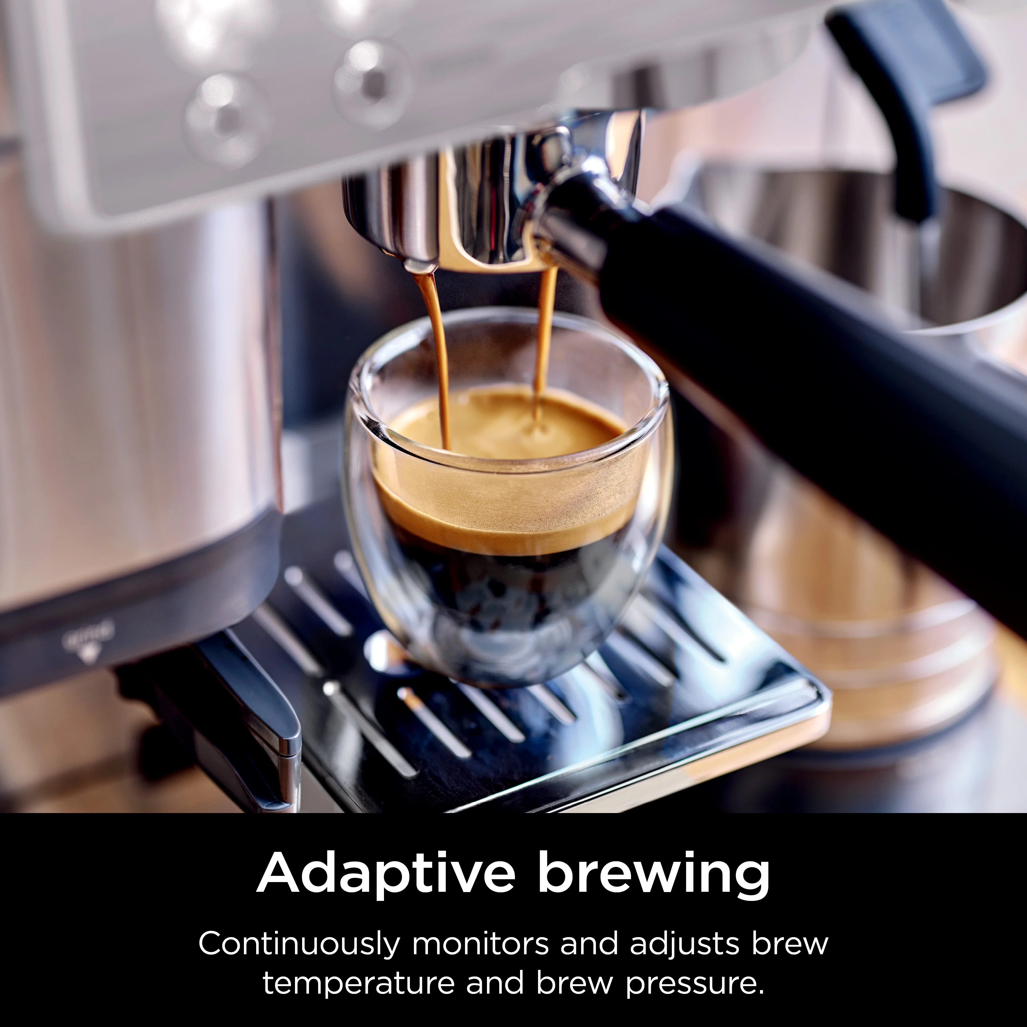 Luxe Cafe Premier Series, Stainless Steel Espresso Machine and Drip Coffee Maker with integrated Coffee Grinder and Milk Frother, ES601(Machine Only) - Image 8