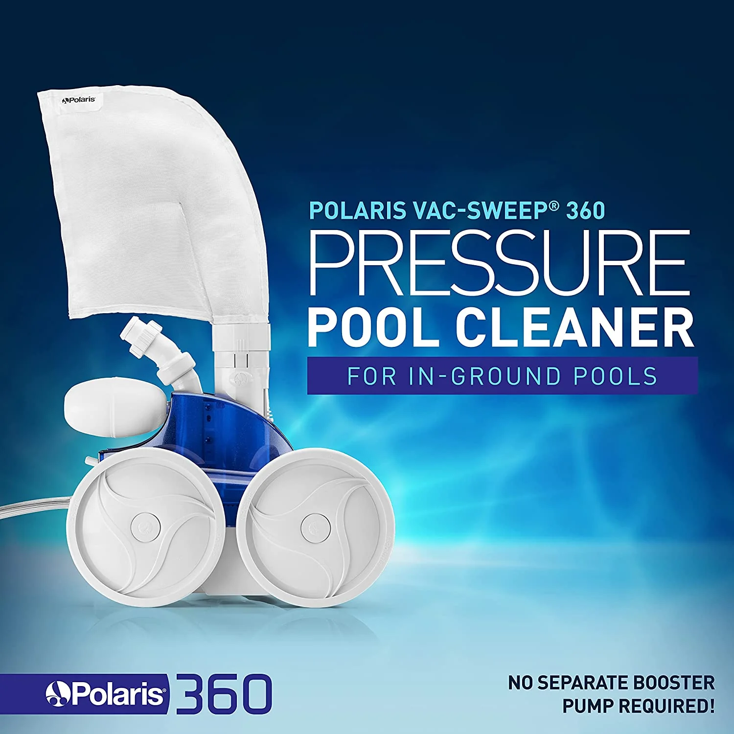 Nettoyeur de piscine enterrée à pression Polaris Vac-Sweep 360, à triple jet