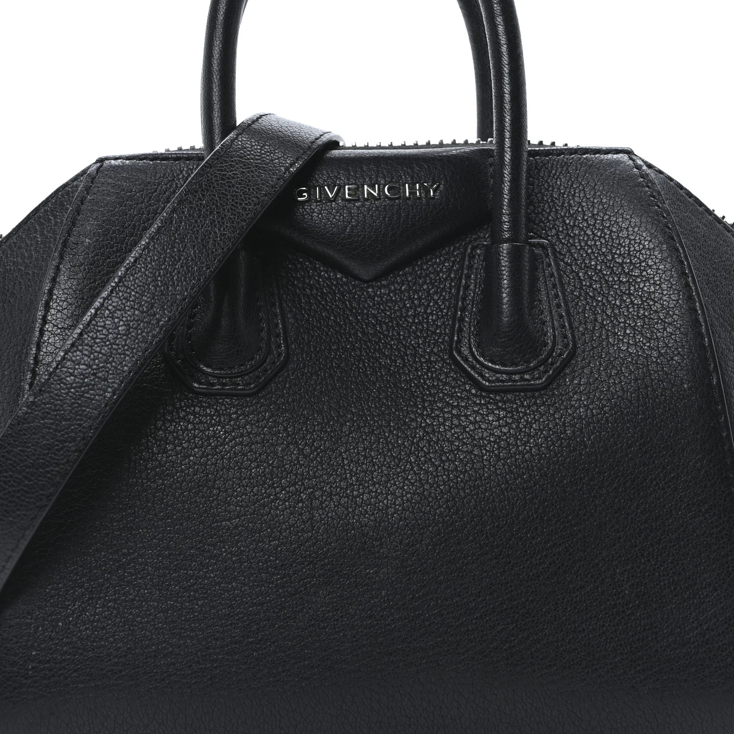 Sugar Goatskin Mini Antigona Black
