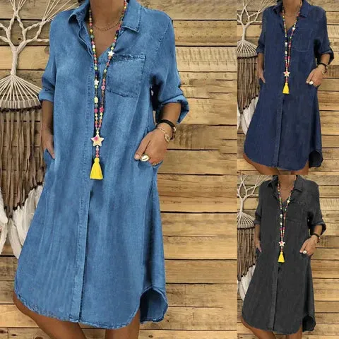 Robe d'été élégante pour femme | Tissu léger, silhouette fluide, décontractée