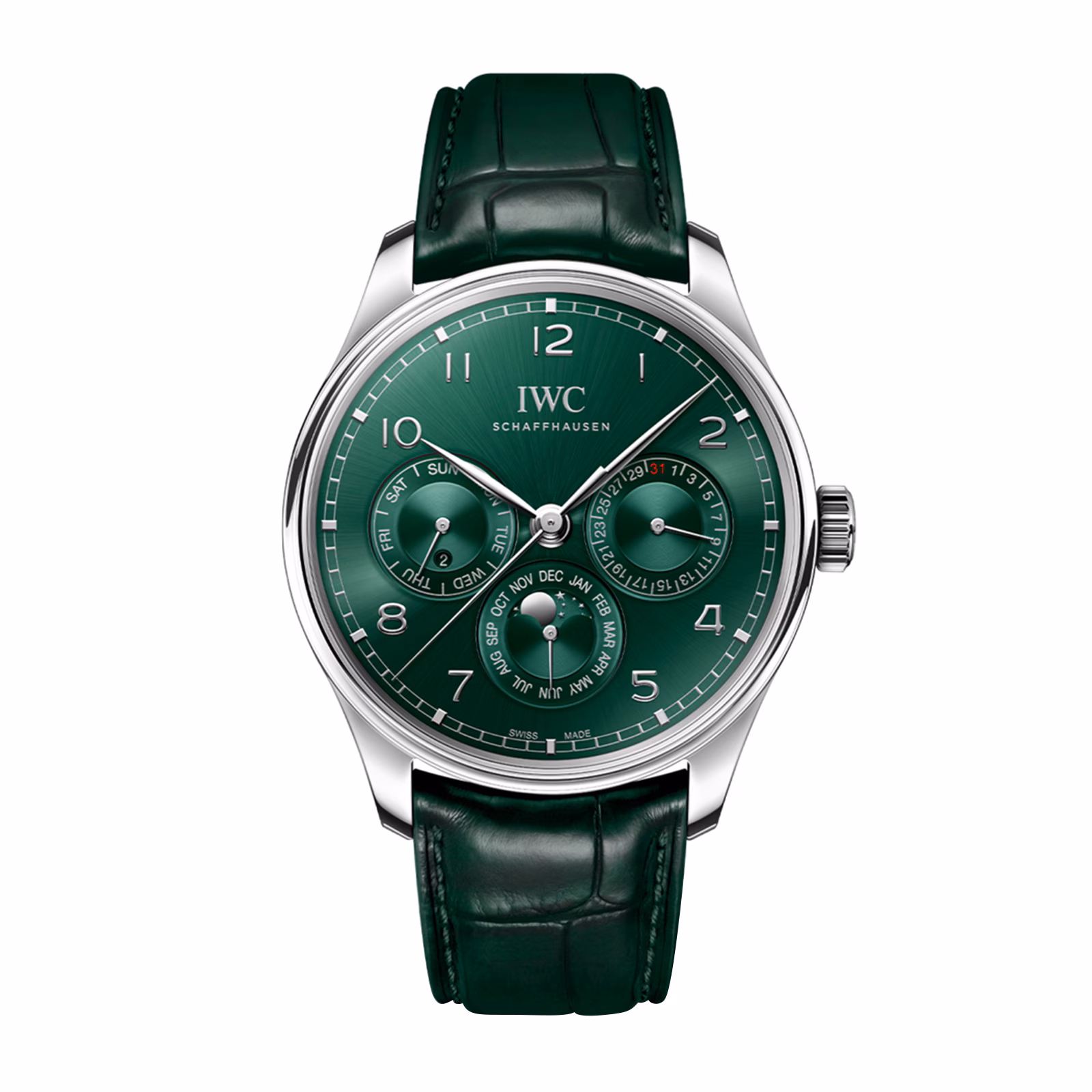 【Super Clone】IWC Portugieser Automatic 42mm Mens Watch Green IW344207