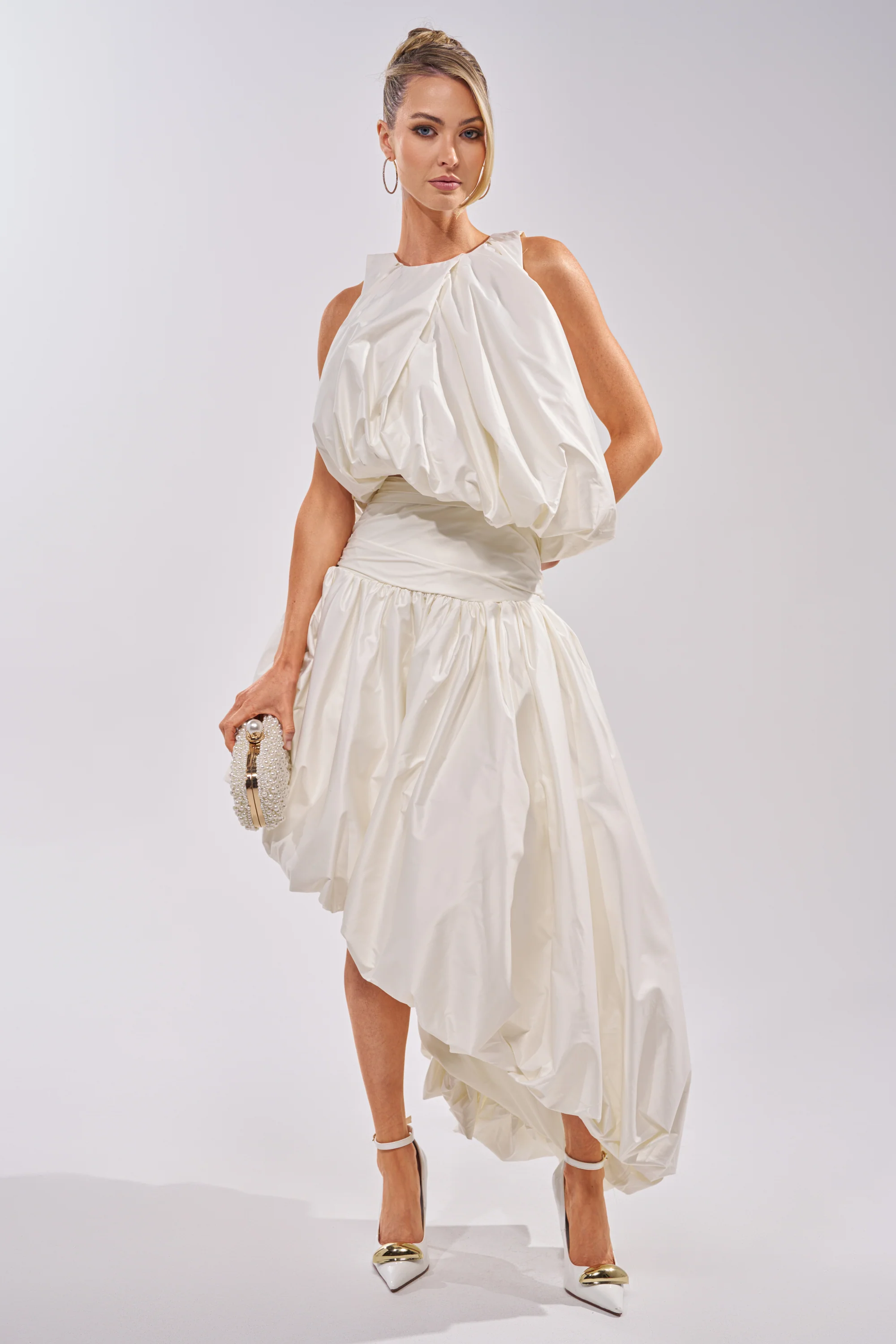HEAD IN THE CLOUDS HIGH LOW SKIRT - Akira Store