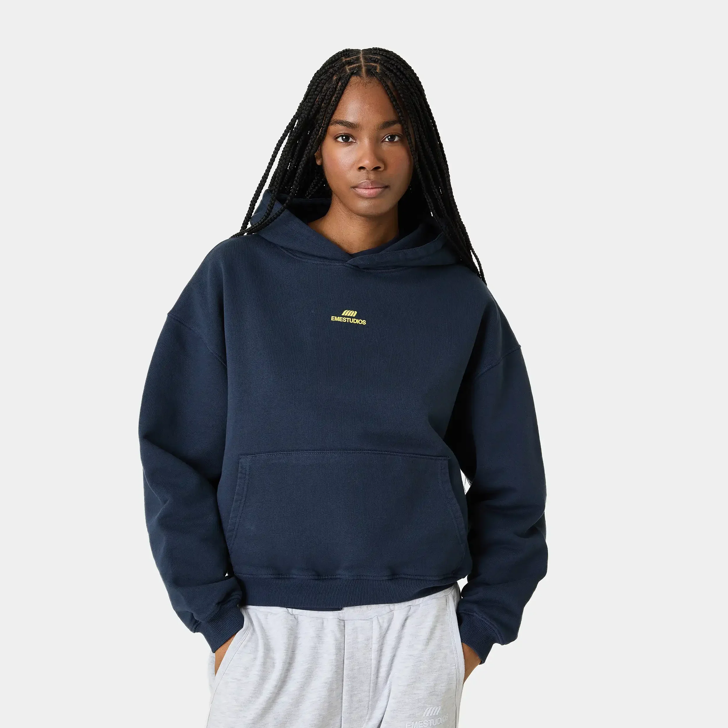 Uniform Navy Oversized Hoodie