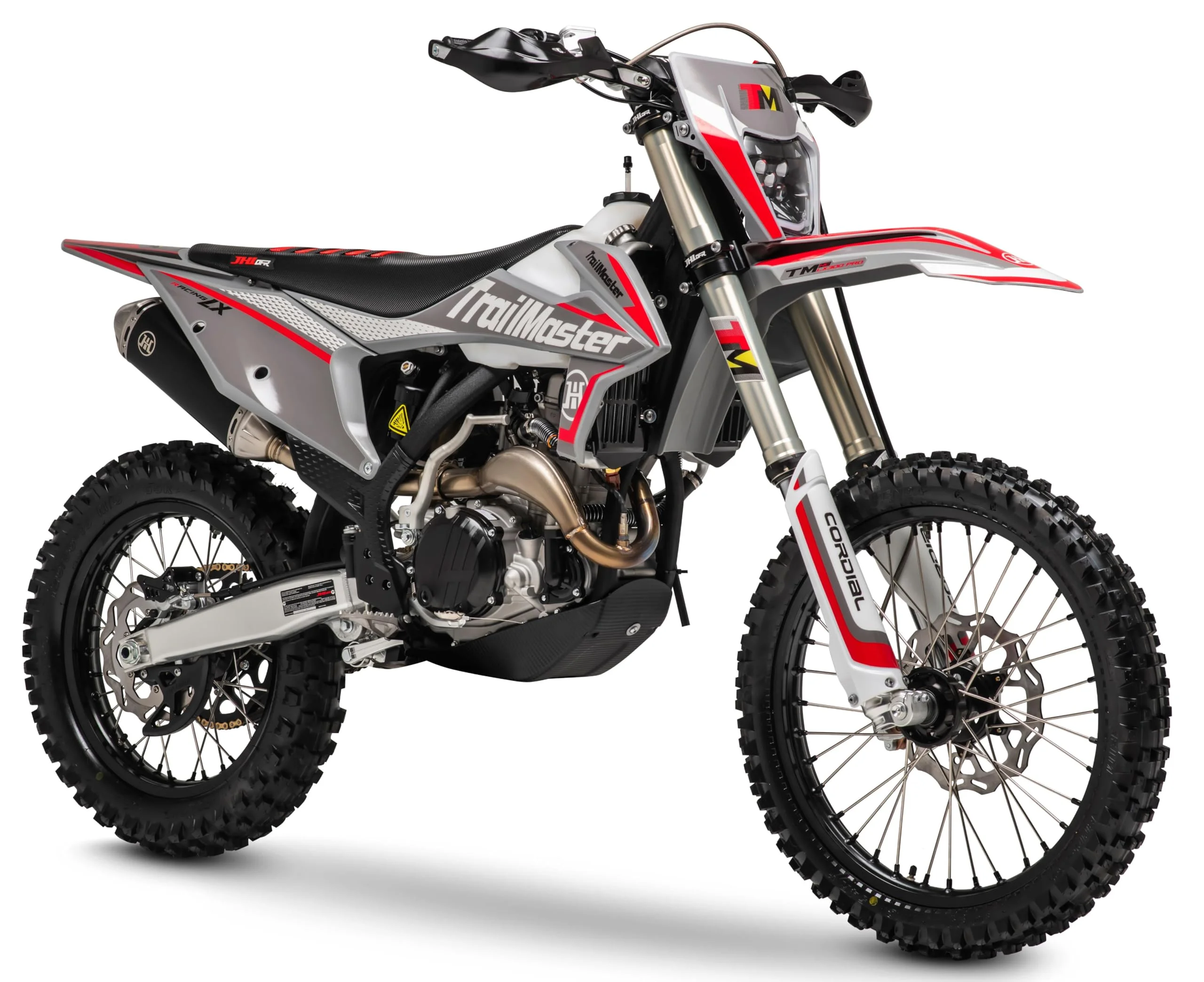 Pro-Series High-Performance LX300 PRO Racing Ready Mid-Size Electric Start Dirt Bike (Red)(Red) - Image 4