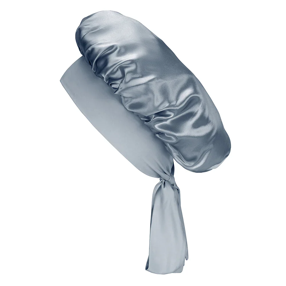 Blissy Bow Bonnet - Ash blue