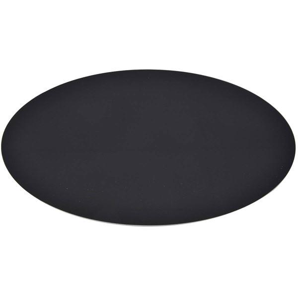 West kuvertbrikke oval 43x28 cm svart