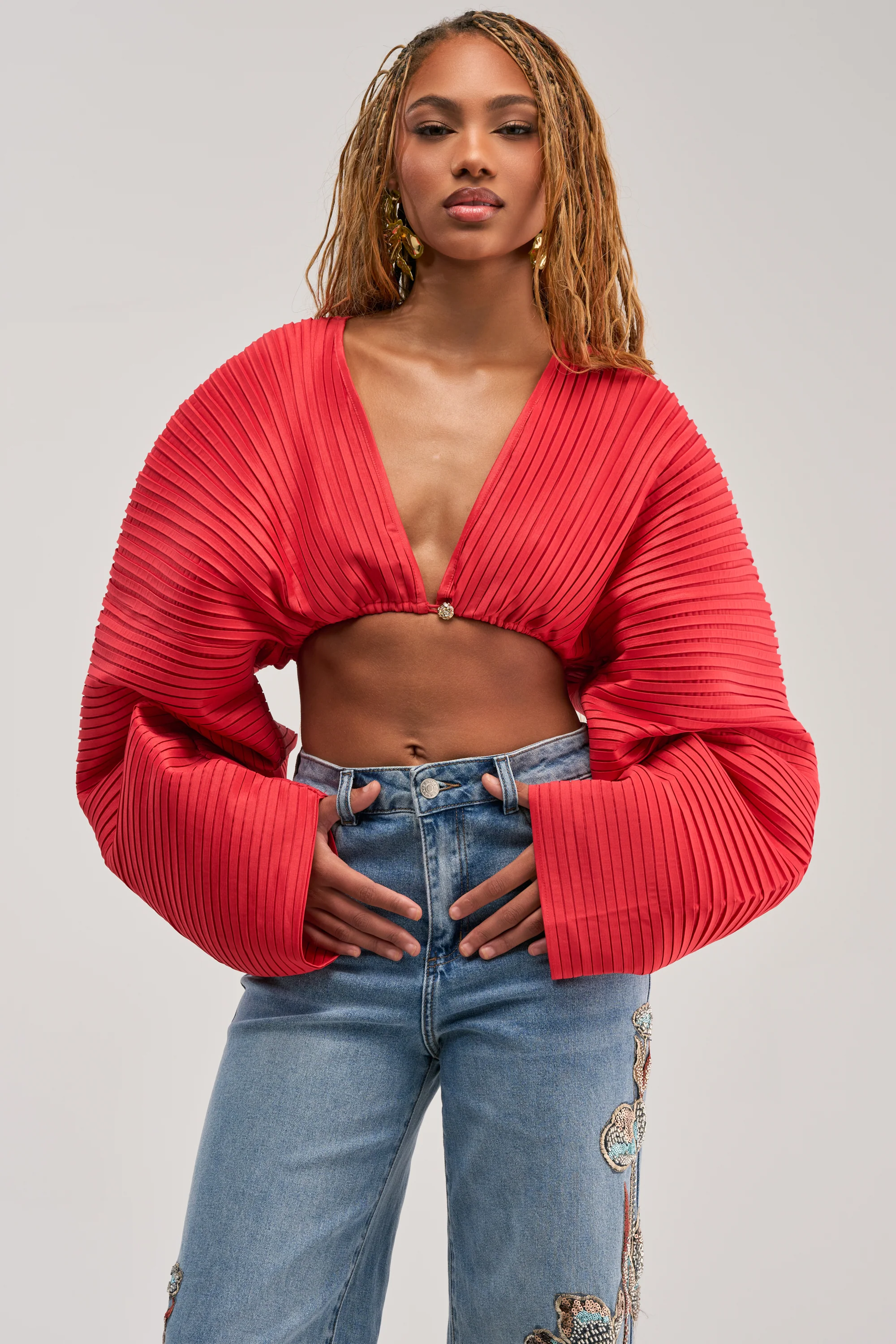 FIANA LONG SLEEVE BLOUSE - Akira Store