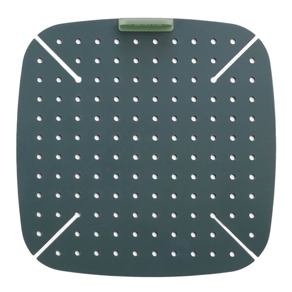 Silikonmatte til airfryer 22,5x22,5 cm grå