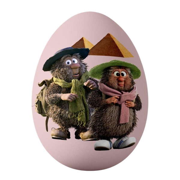 Påskeegg 15 cm Ludvig og Lisa