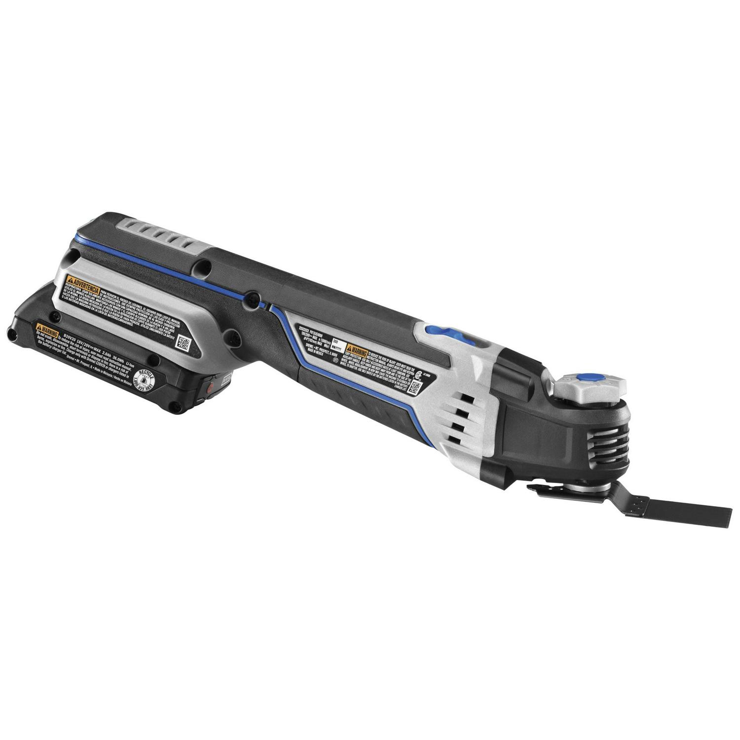 MM20V-02 Multi-Max Quick Lock Cordless Oscillating Multi-Tool Kit (Two Batteries) - Image 6