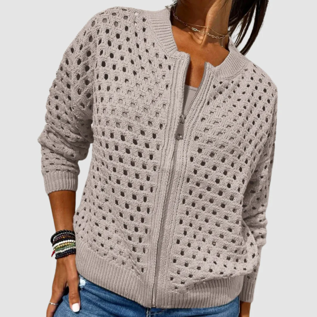 Gilet en tricot douillet