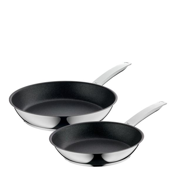 PermaDur Advance stekepanne 2 deler 24+28 cm stål