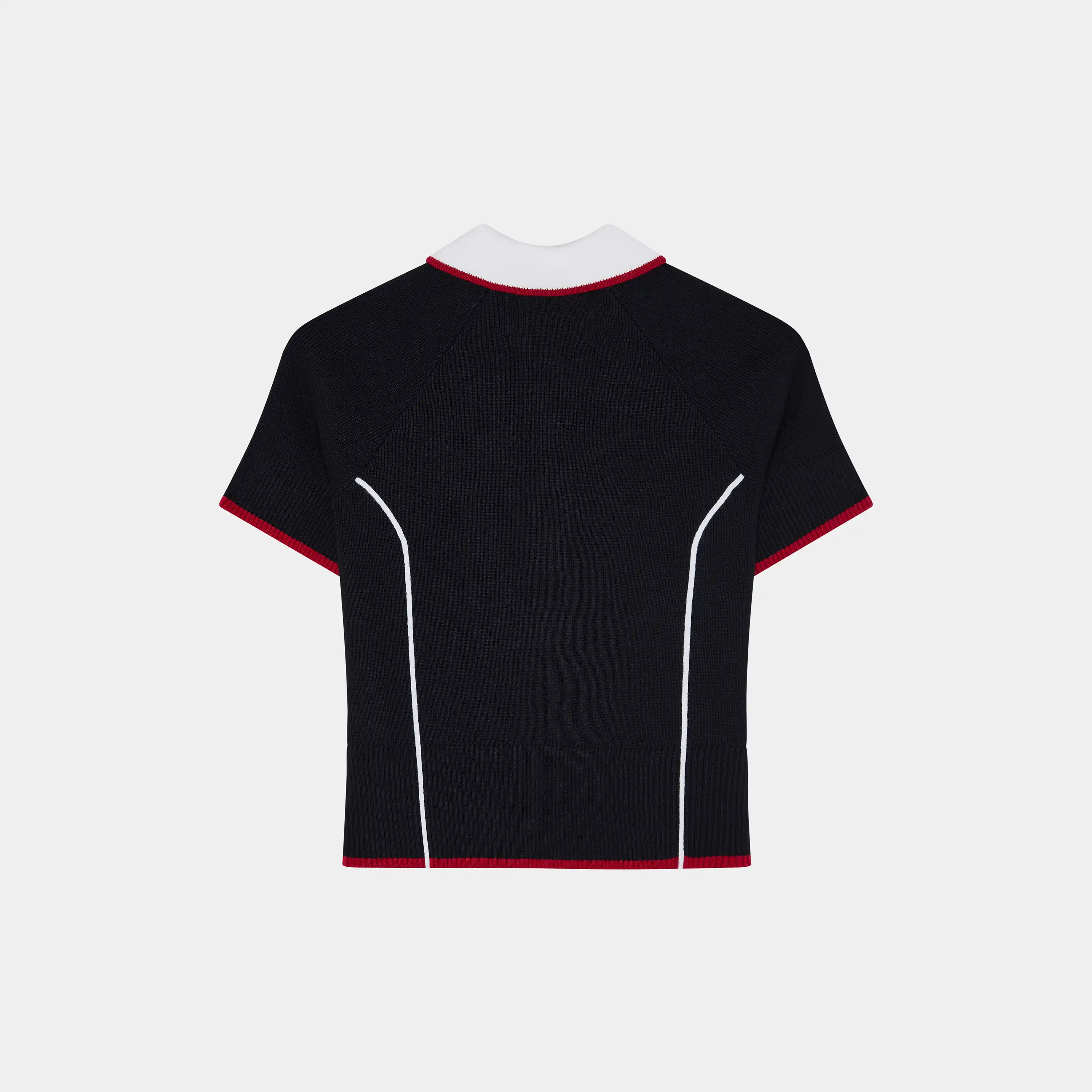 Fete Navy Knit Polo