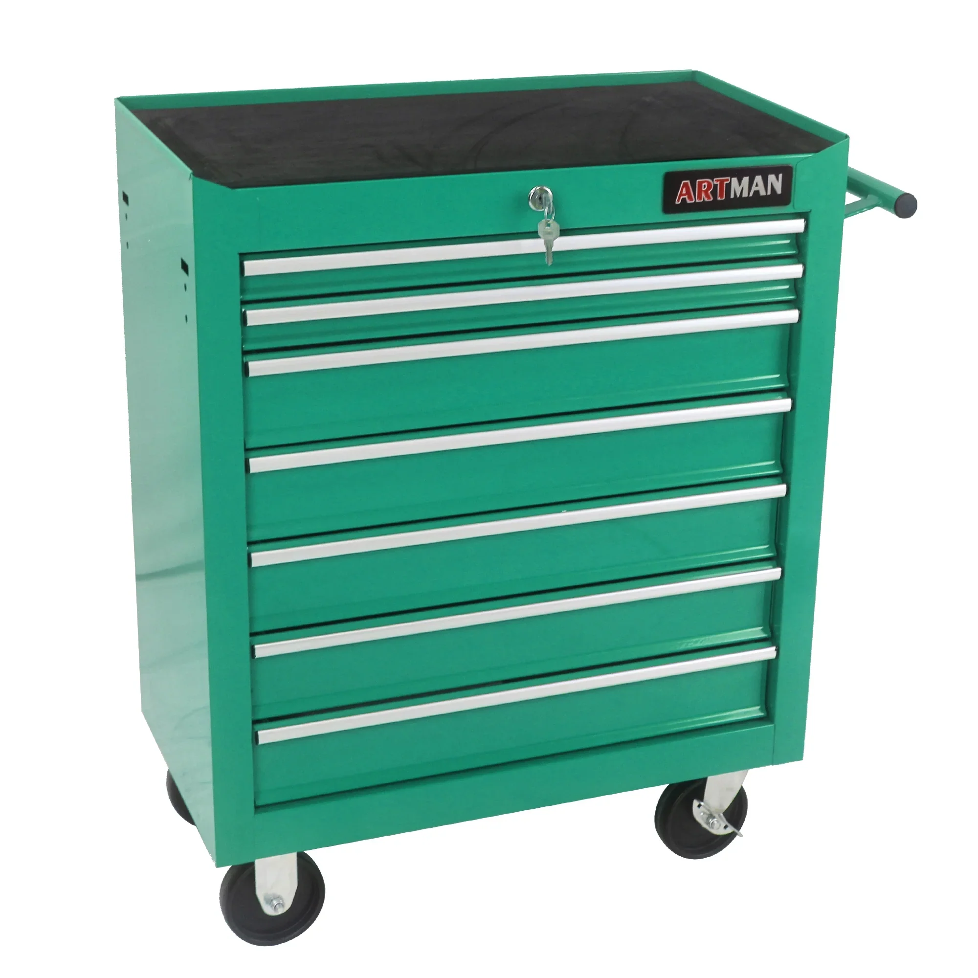 ARTMAN 7 Drawer Tool Rolling Storage Cart ,Tool Boxes Tool Chest with Wheels and Drawers for Garage Workshop Warehouse