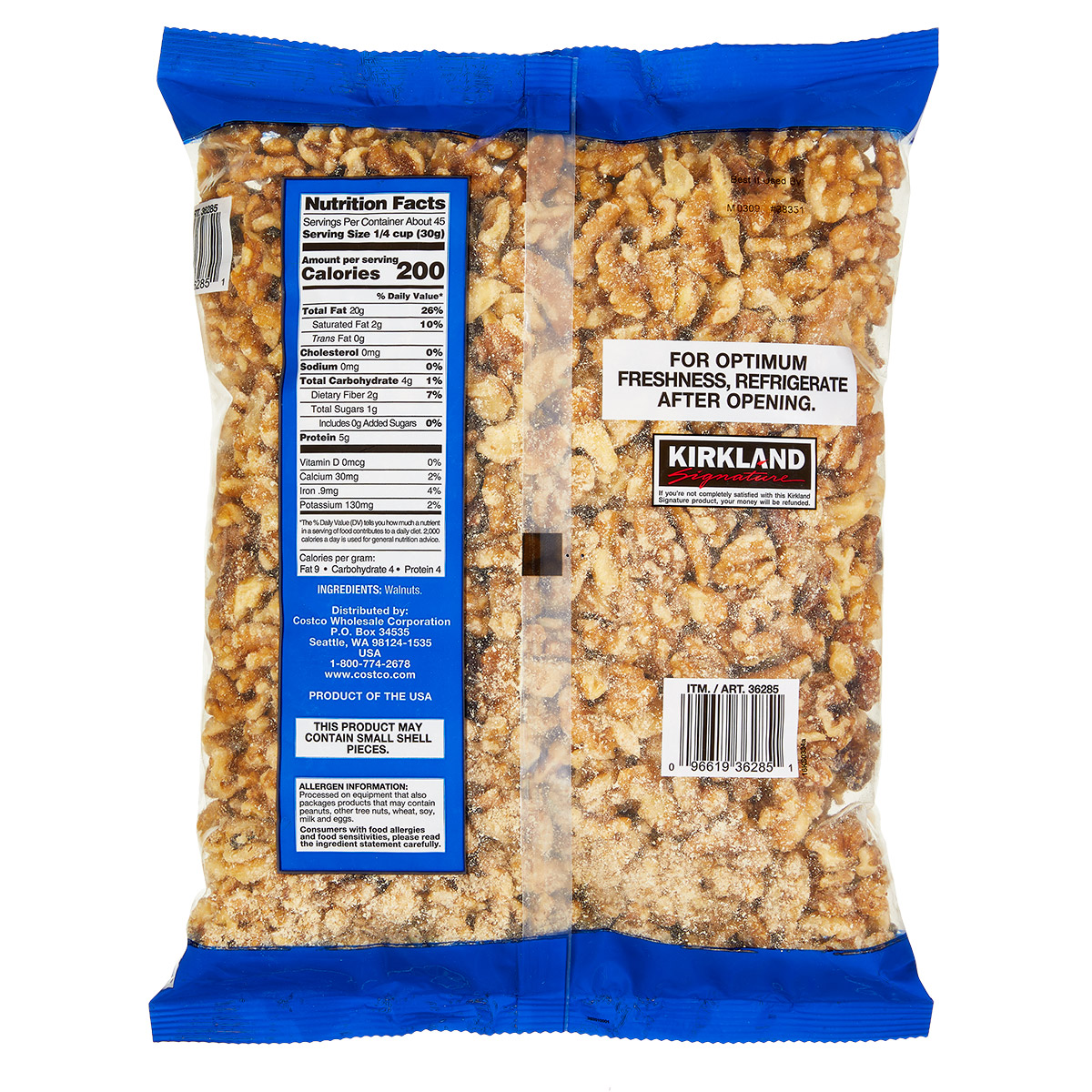 Kirkland Signature Walnut Halves, 3 lb