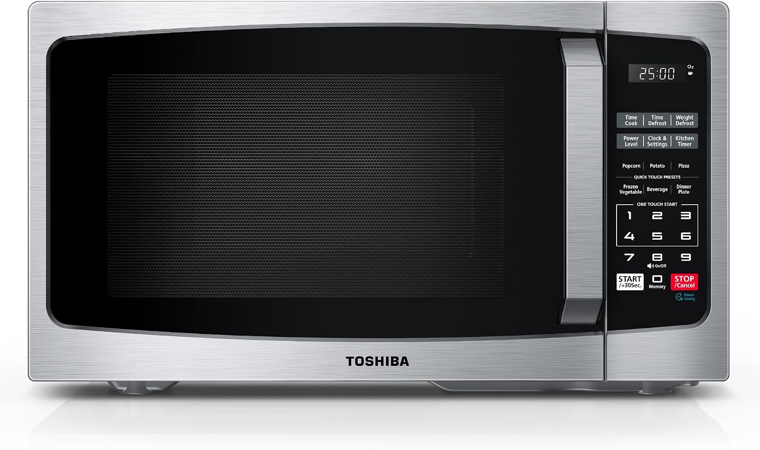 TOSHIBA Air Fryer Combo Microwave, 1.0 Cu.Ft, Black Stainless Steel