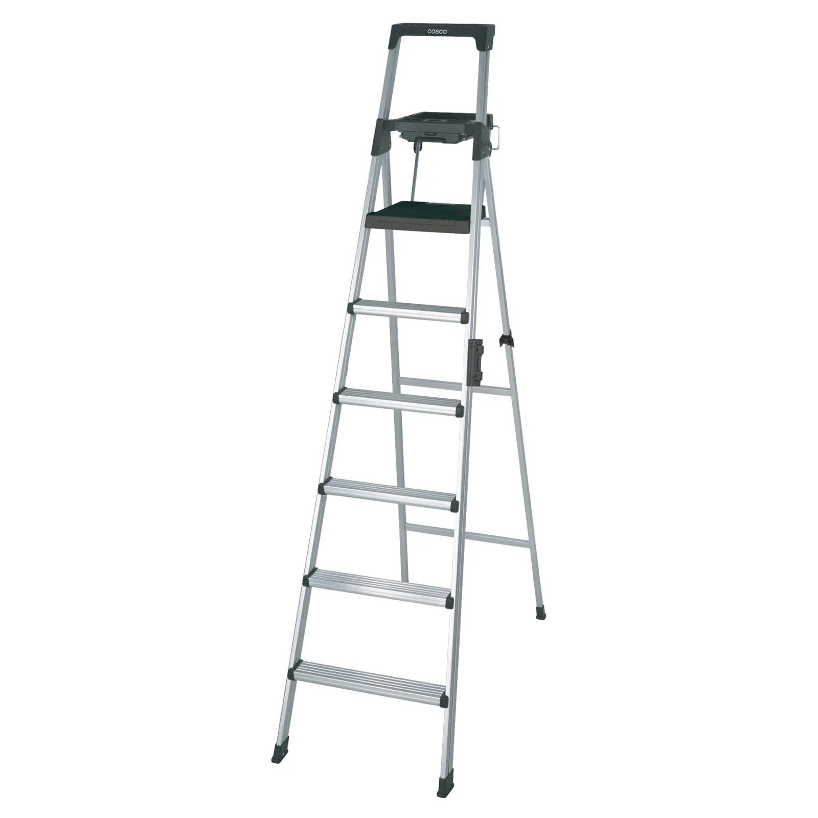 8 Ft. Signature Series Aluminum Folding Step Ladder 300 Lb. Type IA (12 Ft. Max Reach) - Image 5
